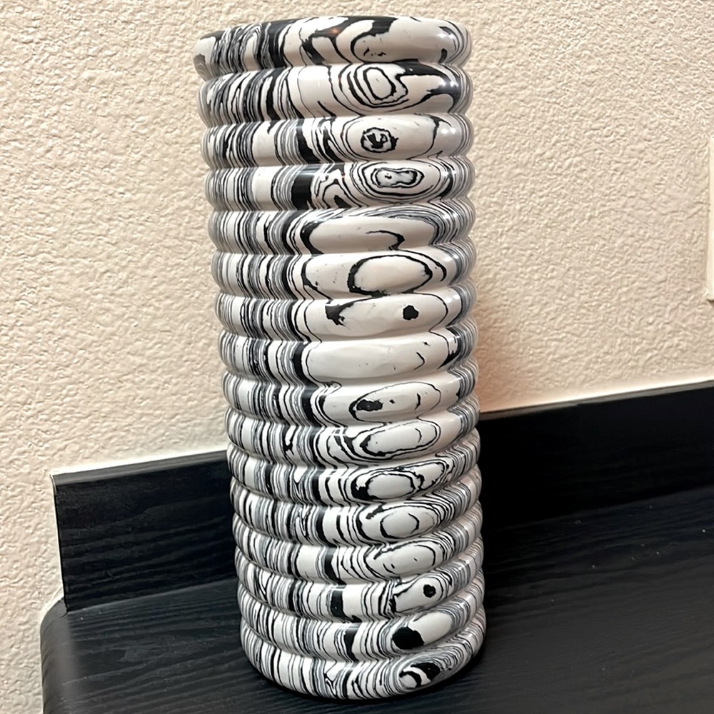 Jennifer Fisher Kassatex Large Marble Tribecca Vase New